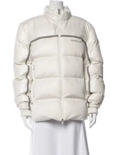 Pre-owned Moncler Down Jacket In Neutrals