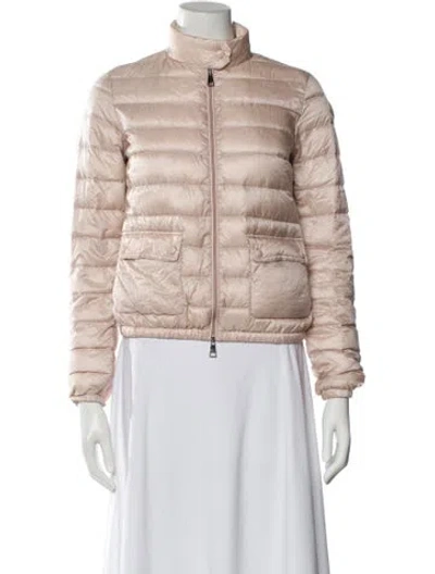Pre-owned Moncler Down Jacket In Pink
