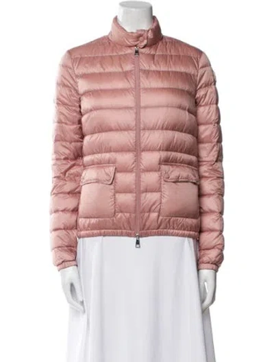Pre-owned Moncler Down Jacket In Pink