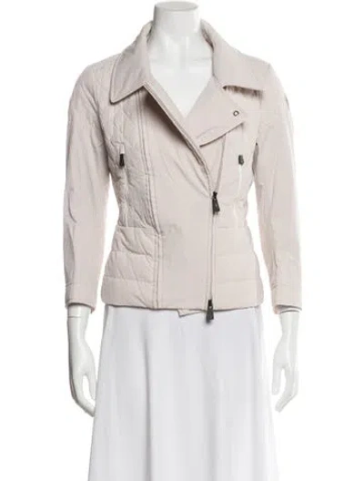 Pre-owned Moncler Down Jacket In Pink