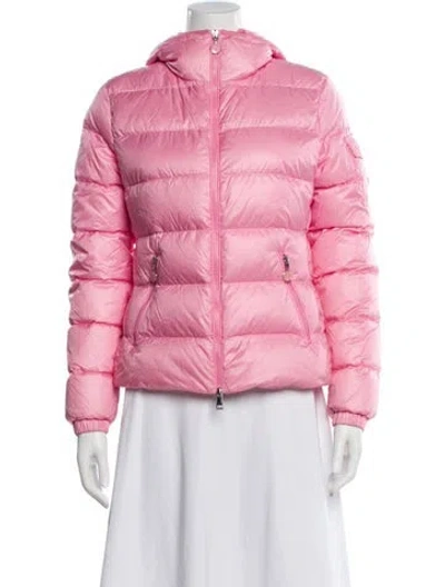 Pre-owned Moncler Down Jacket In Pink