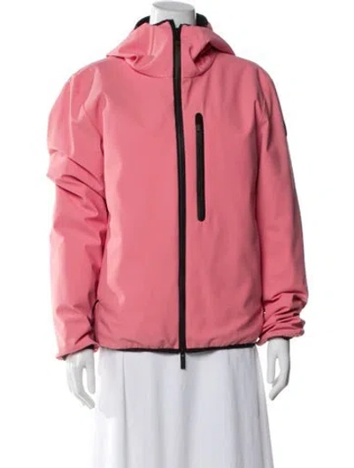 Pre-owned Moncler Down Jacket In Pink