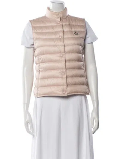 Pre-owned Moncler Down Jacket In Pink