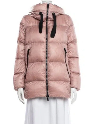 Pre-owned Moncler Down Jacket In Pink