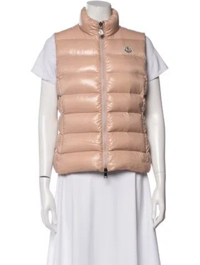 Pre-owned Moncler Down Jacket In Pink