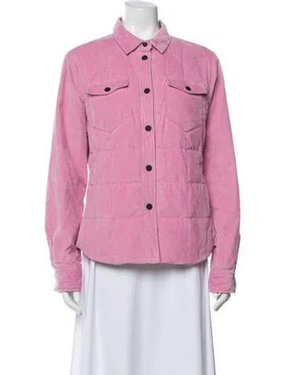 Pre-owned Moncler Down Jacket In Pink