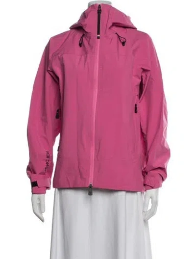 Pre-owned Moncler Down Jacket In Pink