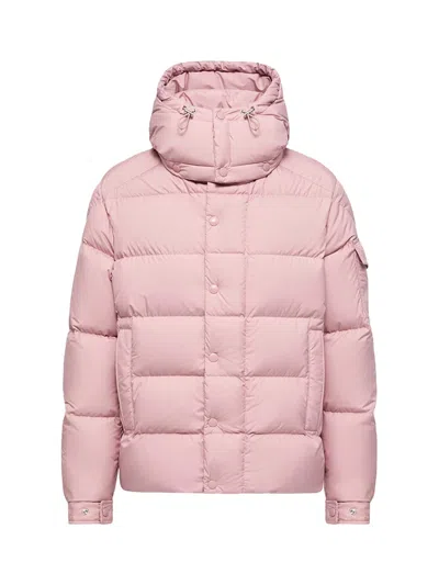 Moncler Down Jacket In Pink