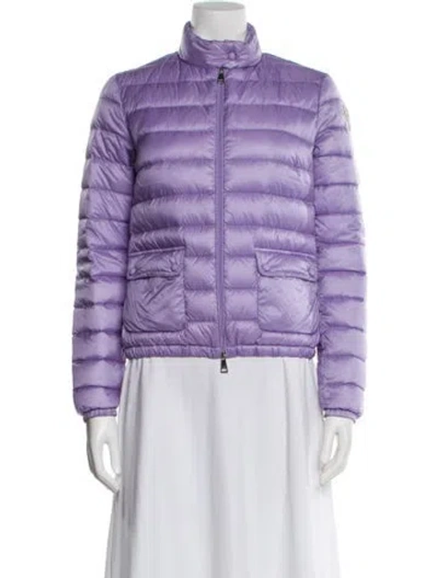 Pre-owned Moncler Down Jacket In Purple