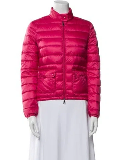 Pre-owned Moncler Down Jacket In Red