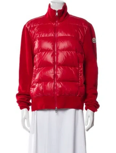 Pre-owned Moncler Down Jacket In Red