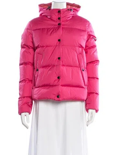 Pre-owned Moncler Down Jacket In Red