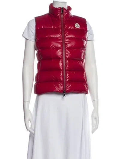 Pre-owned Moncler Down Jacket In Red