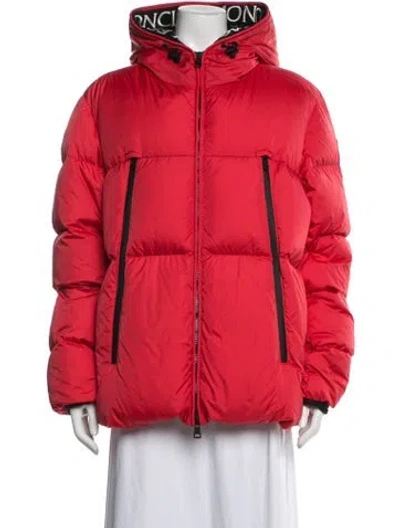 Pre-owned Moncler Down Jacket In Red