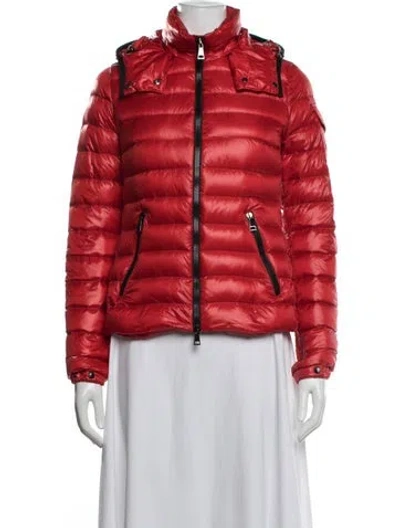 Pre-owned Moncler Down Jacket In Red