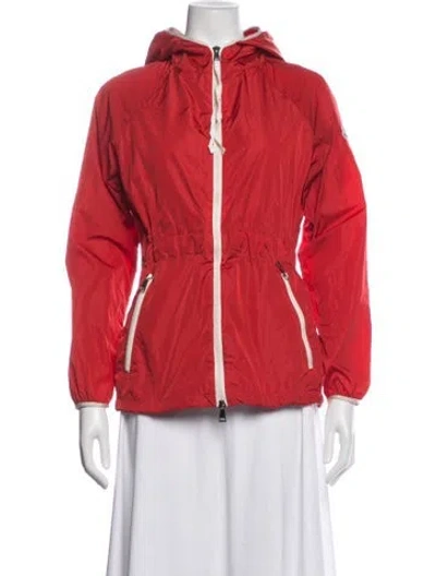 Pre-owned Moncler Down Jacket In Red