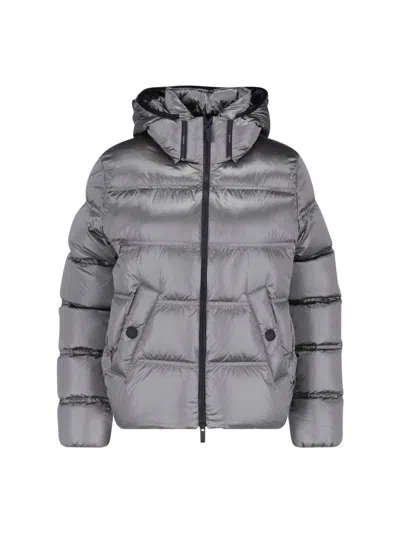 Moncler Down Jacket "sensation" In Gray