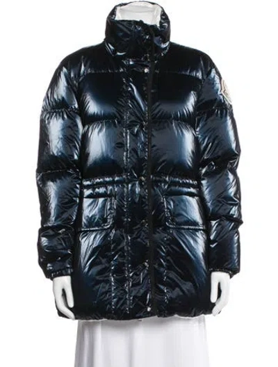 Pre-owned Moncler Down Jacket W/ Tags In Blue
