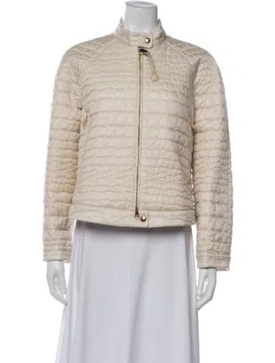 Pre-owned Moncler Down Jacket W/ Tags In Neutral