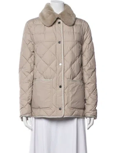 Pre-owned Moncler Down Jacket W/ Tags In Neutral