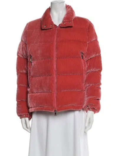 Pre-owned Moncler Down Jacket W/ Tags In Pink