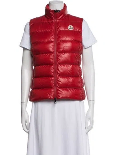 Pre-owned Moncler Down Jacket W/ Tags In Red