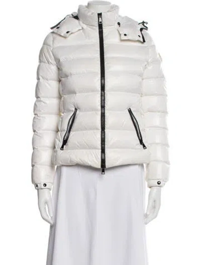 Pre-owned Moncler Down Jacket In White