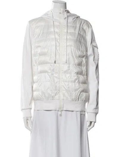 Pre-owned Moncler Down Jacket In White