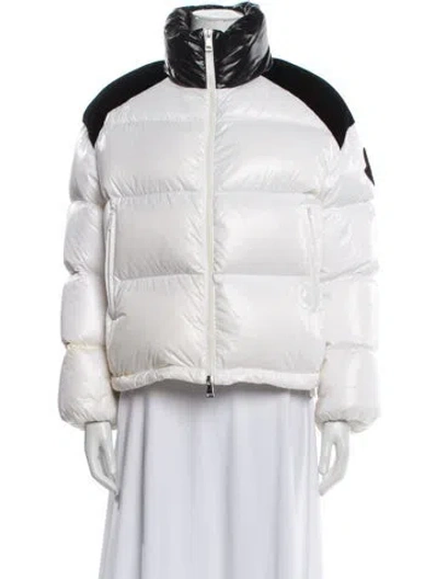 Pre-owned Moncler Down Jacket In White