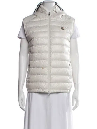 Pre-owned Moncler Down Jacket In White
