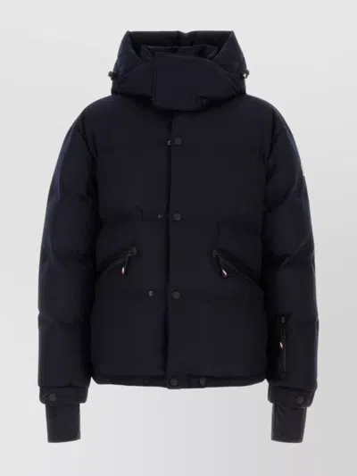 MONCLER DOWN JACKET WITH HOOD AND ZIPPERED POCKETS