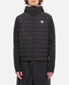 Moncler Down Jacket With Knit Sleeves