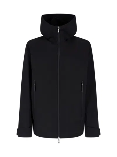 Moncler Down Jacket With Vest "manara" In Black