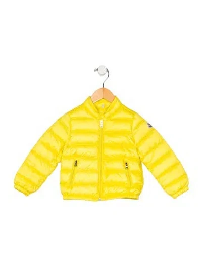 Pre-owned Moncler Babies' Down Jacket In Yellow