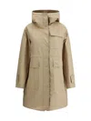Moncler Down Jackets In Beige