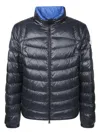 Moncler Men's Besines Hooded Down Jacket In Blue