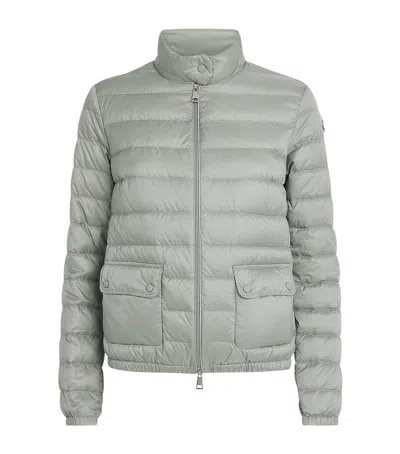 Moncler Down Lans Puffer Jacket In Green