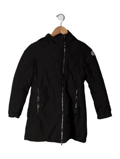 Pre-owned Moncler Kids' Down Long Jacket In Black