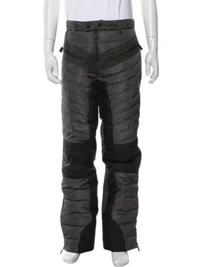 Pre-owned Moncler Down Moto Pants In Multi