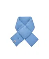Moncler Down Packable Scarf In Blue