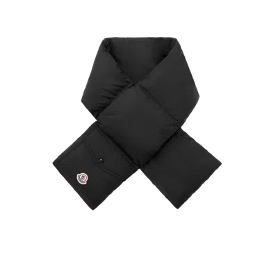 Moncler Écharpe Repliable Rembourrée De Duvet, Unisexe, Noir, Taille: Uni In Black