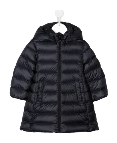 Moncler Down Padded Coat In Blue