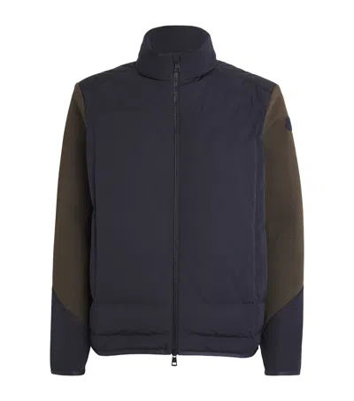 Moncler Down-padded Field Jacket In Green