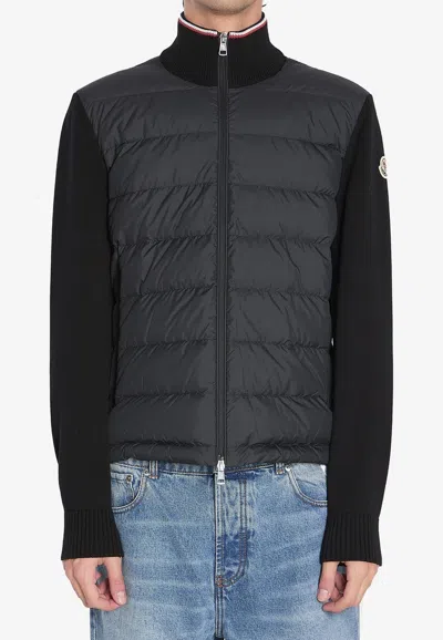 MONCLER DOWN PADDED ZIP-UP CARDIGAN