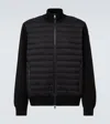 Moncler Tricot Cardigan In Black
