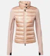 Moncler Padded Zip-fastening Jacket In Pink