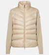 Moncler Down-paneled Virgin Wool Cardigan