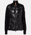 Moncler Womens Black Gast Brand-patch Shell-down Jacket In Black