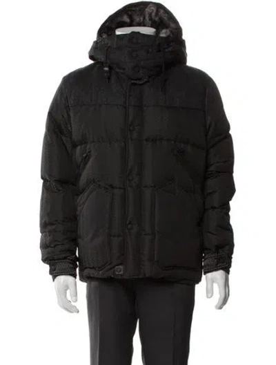 Pre-owned Moncler Down Puffer Coat In Black