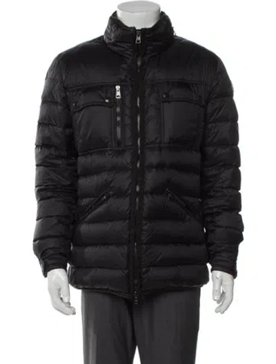 Pre-owned Moncler Down Puffer Coat In Black